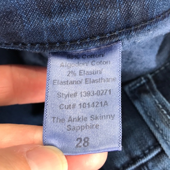 🌲Current Elliot The Skinny Ankle Sapphire Jeans - Picture 6 of 6